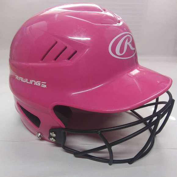 Rawlings Accessories Rawlings Softball Batting Helmet Cftbr Pink Sz